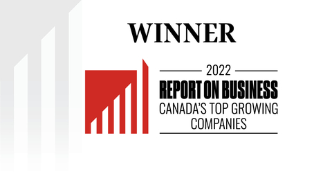 Dataware pioneer, Cinchy named to The Globe and Mail's Canada's Top Growing Companies for the second consecutive year. (Graphic: Business Wire)