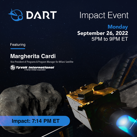 Tyvak International SRL to Participate in NASA DART Impact Event