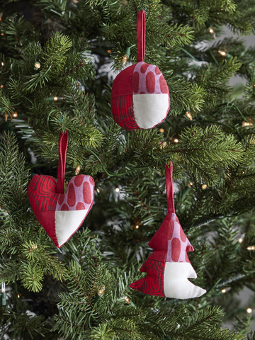 Marimekko + West Elm Holiday Collaboration Tree Ornaments (Photo: West Elm)