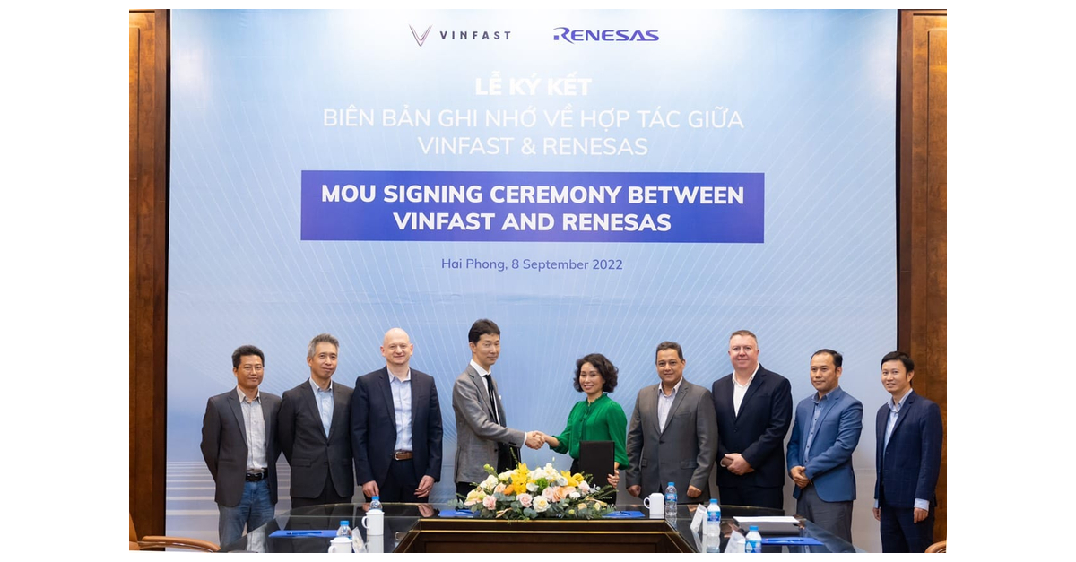 VinFast and Renesas Sign Strategic Partnership to Advance Automobile Technology
