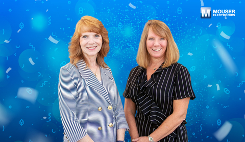 Mouser Electronics Vice Presidents Tina Sears (left) and Kristin Schuetter are recipients of the third-annual Women in Supply Chain awards from Supply & Demand Chain Executive. (Photo: Business Wire)