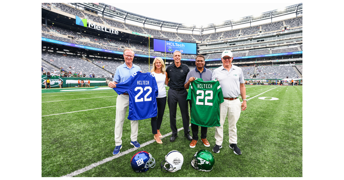 HCLTech to Supercharge New York Giants and New York Jets Fan Experiences as  New Cornerstone Partner of MetLife Stadium