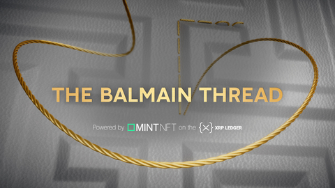 MINTNFT announces NFT membership club, The Balmain Thread (Graphic: Business Wire)