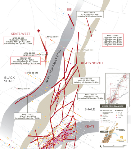 original Figure 1. Keats West plan view map (Graphic: Business Wire)