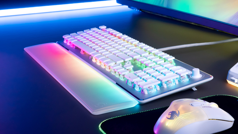 The World’s Most Beautiful Keyboard, the Vulcan II Max Combines the Performance, Speed, and Functionality of ROCCAT’s TITAN II Optical Switches and World’s First Dual LED Smart Keys with the Brand’s Award-Winning Keyboard Design (Photo: Business Wire)