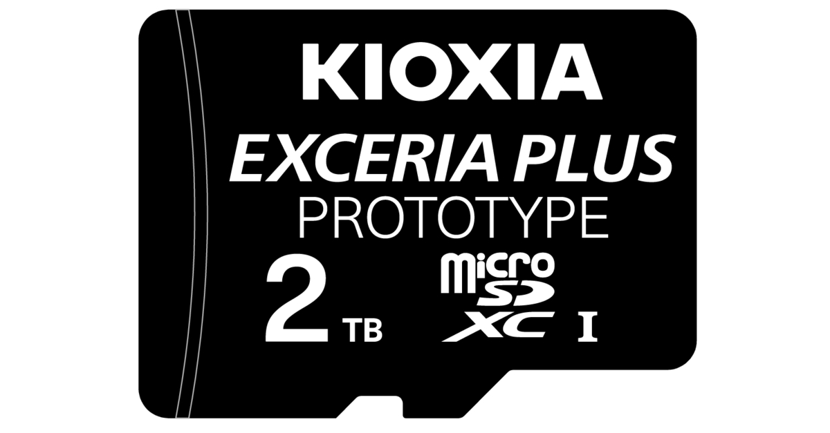 click Shah a billion Kioxia Develops Industry's First 2TB microSDXC Memory Card Working  Prototypes | Business Wire
