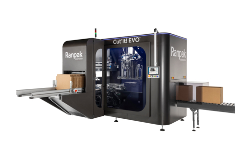 The completely redesigned Cut’it!™ EVO machine is a highly efficient automated solution that enables customers to accelerate their packaging output, reduce operating costs, and improve the sustainability profile of their operations. (Photo: Business Wire)