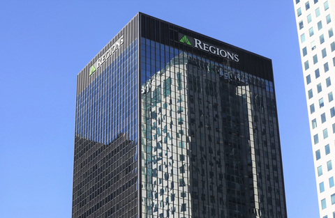 Regions Bank’s corporate headquarters in Birmingham, Ala. (Photo: Business Wire)