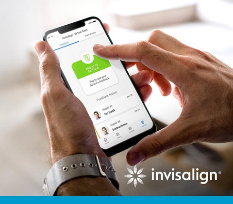 AI-assisted Automated Notifications are delivered to patients through the My Invisalign App in ~1 hour based on doctor settings. (Photo: Business Wire)