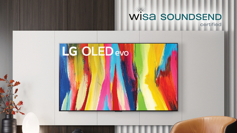 The LG OLED C2, OLED G2, OLED SIGNATURE Z2, ART90, LX1, LX3, QNED99 and QNED90 Series of TVs has received the WiSA SoundSend Certification. (Photo: Business Wire)
