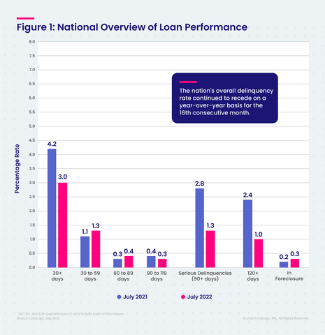 Figure 1: National Overview of Loan Performance (Graphic: Business Wire)