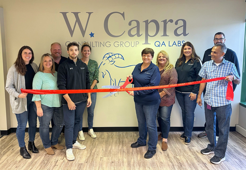 W. Capra ribbon cutting for opening of new lab. (Photo: Business Wire)