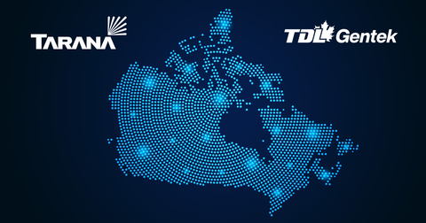 Tarana and TDL Gentek announce partnership to supply Canadian internet service providers with Gigabit 1 (G1). (Graphic: Business Wire)