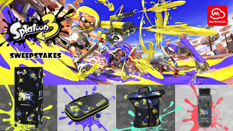 Enter for a chance to win a splat-tastic prize pack in the My Nintendo Splatoon 3 Sweepstakes! (Graphic: Business Wire)