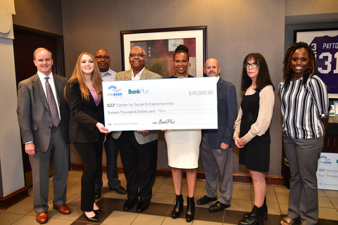 BankPlus and FHLB Dallas awarded $38,315 in Partnership Grant Program funds to five nonprofits in Mississippi this week. Bank representatives are pictured here with one of the grant recipients, the Center for Social Entrepreneurship. (Photo: Business Wire)