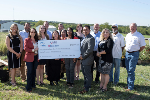 NBT Financial, Ciera Bank and FHLB Dallas awarded $12,000 to a Fort Worth, Texas-based nonprofit that provides services to combat food insecurity. (Photo: Business Wire)