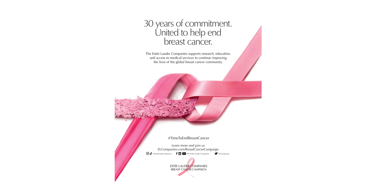The Este Lauder Companies Launches 2022 Breast Cancer Campaign to Honor 30th Anniversary and Positively Impact the Global Breast Cancer Community