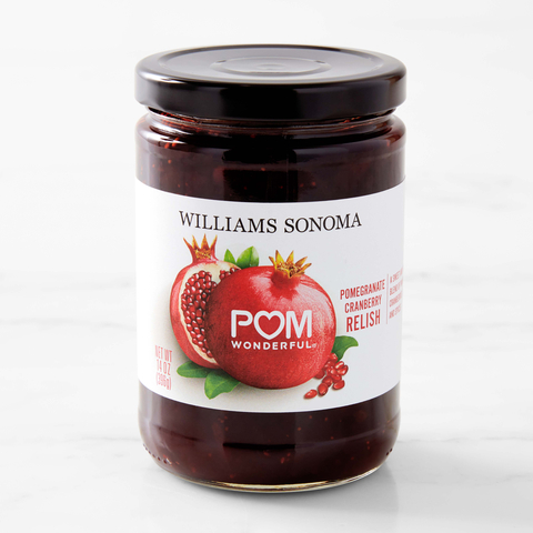 Williams Sonoma Launches Food Collaboration with POM Wonderful Featuring Pomegranate Cranberry Relish (Photo: Williams Sonoma)