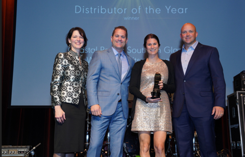 Coastal-Pacific Wine & Spirits of Texas, winners of Spirits Distributor of the Year Golden Bar Award. (Photo: Business Wire)