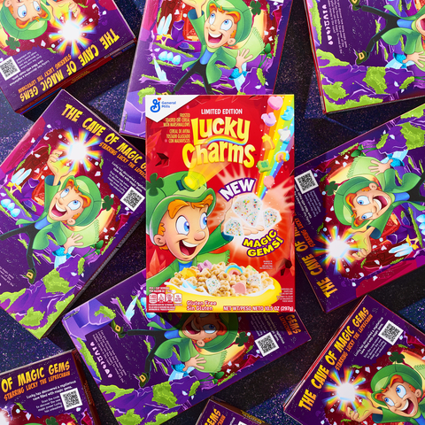 Explore a Magical World with New Lucky Charms AR Game “Journey to The Magic Gems” (Photo: Business Wire)