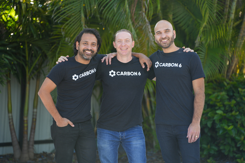 Founding Team of Carbon6: Kazi Ahmed, Justin Cobb, Naseem Saloojee (Photo: Business Wire)