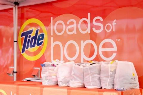 original Tide Loads of Hope Set-Up (Photo: Business Wire)