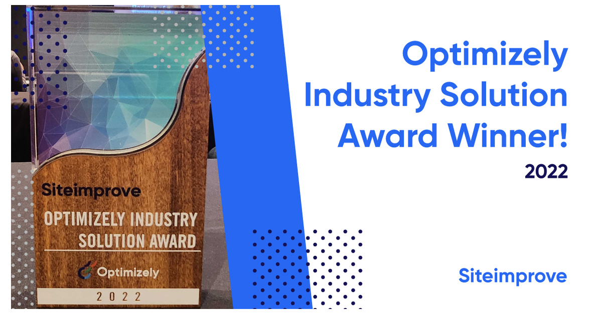 Siteimprove Receives 2022 Optimizely Industry Solution Award