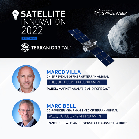 Terran Orbital to Present at Satellite Innovation 2022 (Image Credit: Terran Orbital Corporation)