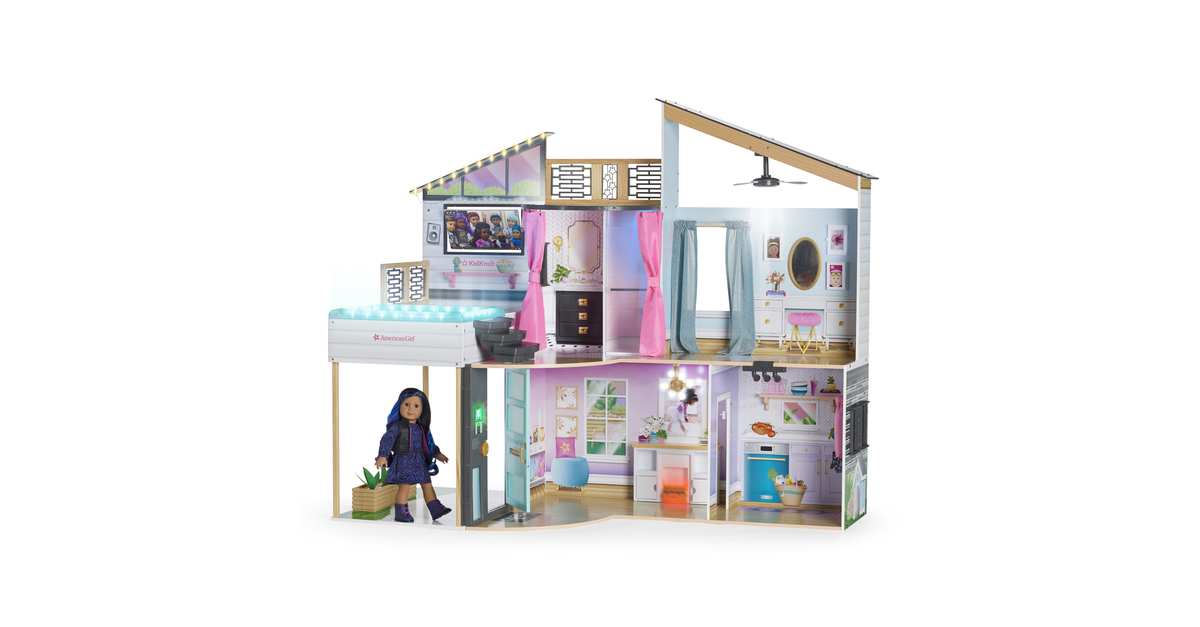 KidKraft® Partners With American Girl® to Debut New Luxe Dollhouse and Custom Closet for the Beloved Brand's Signature 18-Inch Dolls