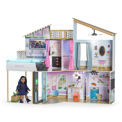 KidKraft® partners with American Girl® to debut new luxe dollhouse for the beloved brand's signature 18-inch dolls (Photo: Business Wire)