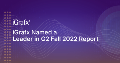 original Peer-Review-Plattform G2 zeichnet iGrafx als Leader in Business Process Management aus (Graphic: Business Wire)