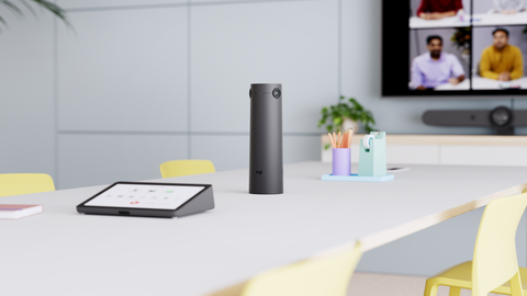 Logitech Sight AI camera makes hybrid work meetings more equitable for remote participants. The camera provides alternative perspectives --by extending audio and video into larger rooms-- to Rally Bar or Rally Bar Mini camera at the front of the room. (Photo: Business Wire)