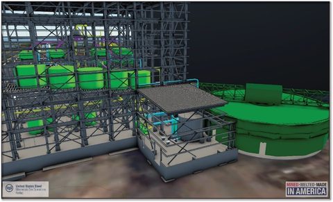 Rendering of DR-grade pellet facility being built at U. S. Steel’s Minnesota Ore Operations Keetac plant. (Graphic: United States Steel Corporation)