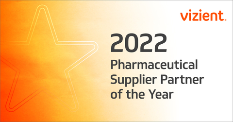 Fresenius Kabi Named 2022 Pharmaceutical Supplier Partner of the Year by Vizient (Graphic: Business Wire)