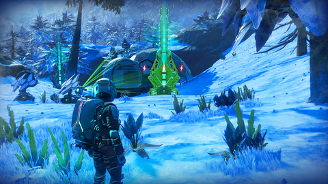 Inspired by the sense of adventure and imagination from classic science-fiction, No Man’s Sky presents you with a galaxy to explore, filled with distinct planets and lifeforms, and constant danger and action. No Man’s Sky will be available on Oct. 7. (Photo: Business Wire)