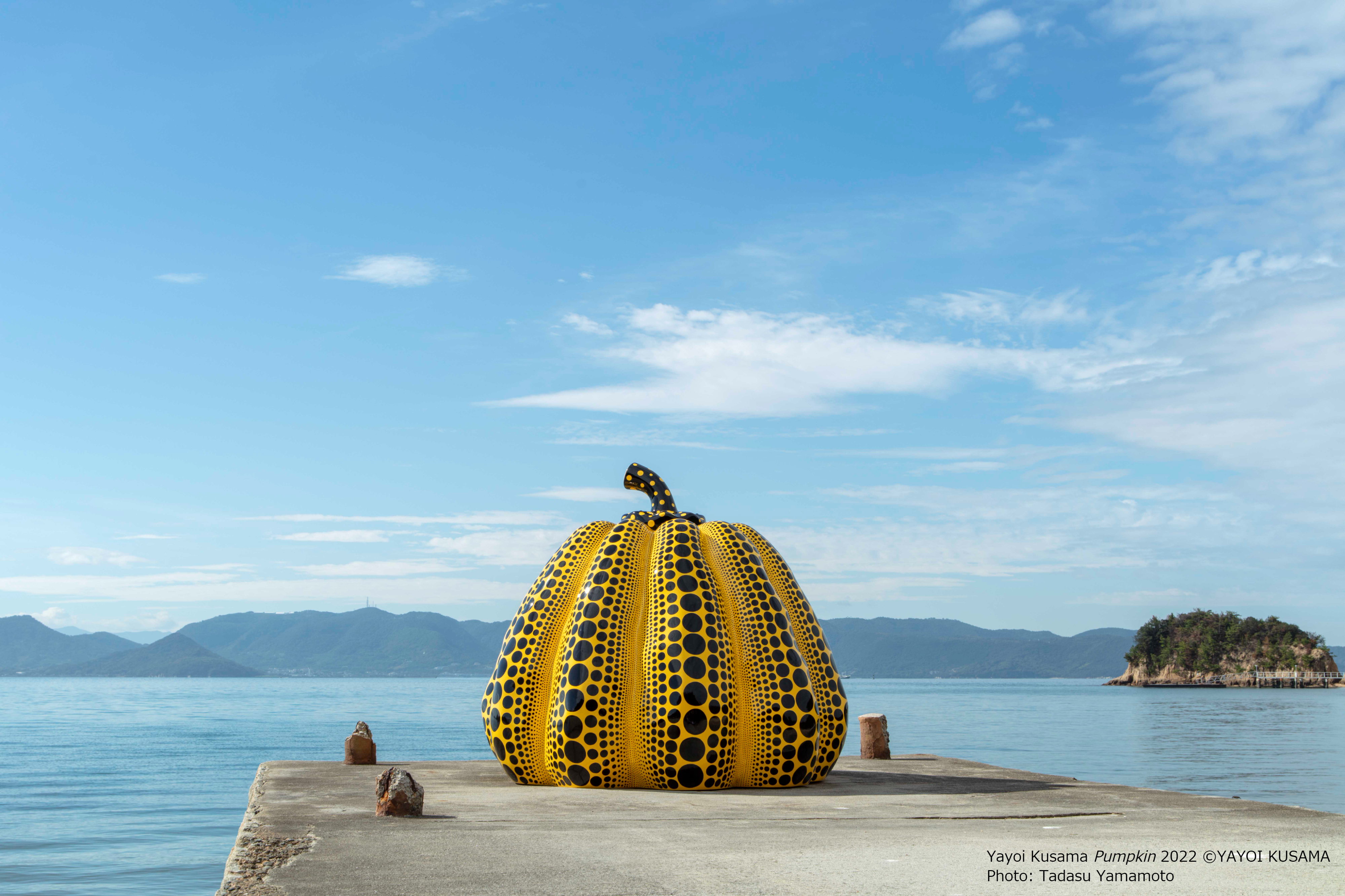 Avis concernant l'exposition “Pumpkin” de Yayoi Kusama au site d