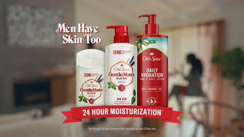 Understanding that most people experience dry skin at some point in their lives, the Old Spice GentleMan’s Blend lineup provides guys with deodorants and body washes that have science-backed formulas with superior ingredients that help them to feel good, look good and smell good. (Photo: Old Spice)