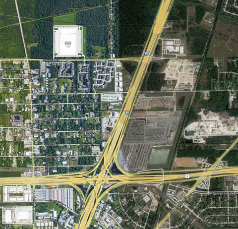 Nexus North Logistics Park is located directly off I-69 and is within minutes from Beltway 8. (Photo: Business Wire)