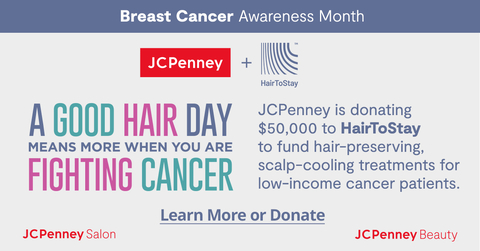 JCPenney donates $50,000 to HairToStay. (Photo: Business Wire)