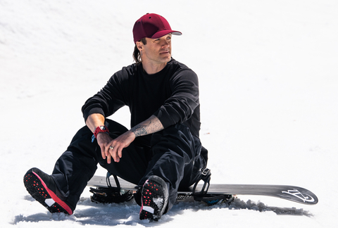 melin teamed up with pro snowboarder, Olympian, and adventurist, Louie Vito, to create a limited-edition Infinite A-Game in his signature go-to maroon color. (Photo: Business Wire)