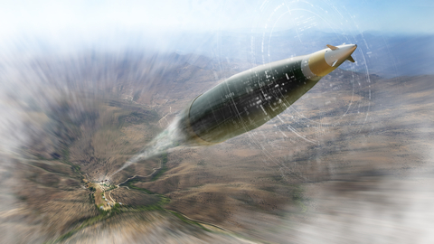 BAE Systems successfully fired its Long-Range Precision Guidance Kit for 155mm artillery shells from the U.S. Army’s Extended Range Cannon Artillery, demonstrating structural survivability under extreme firing conditions. (Source: BAE Systems)