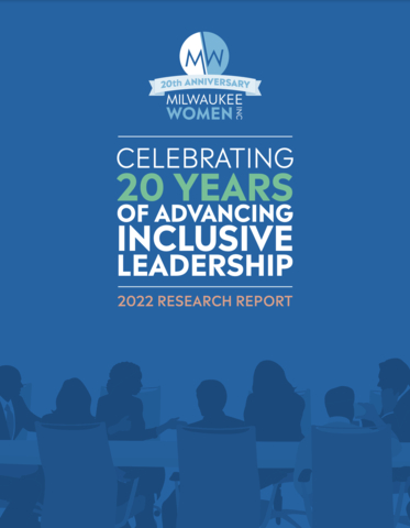 Milwaukee Women inc's 2022 Research Report "20 Years of Advancing Inclusive Leadership.” (Graphic: Business Wire)