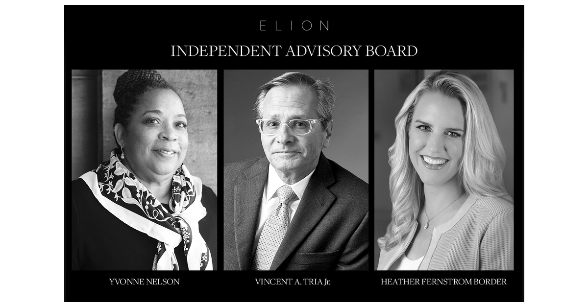 Elion Announces Formation of Independent Advisory Board