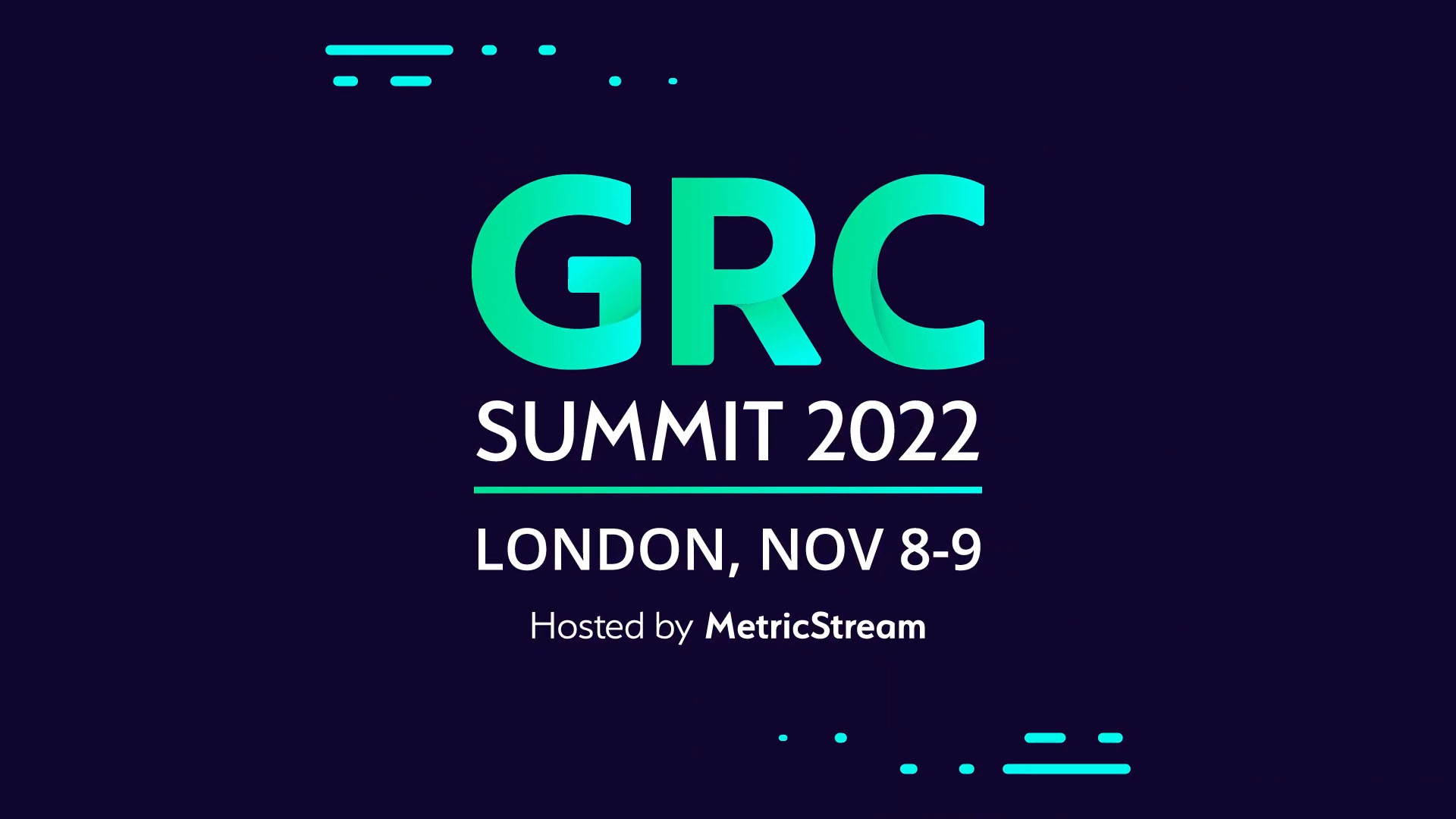 MetricStream's 10th GRC Summit kicks off on November 8, 2022. Experience the Power of Connection in London!