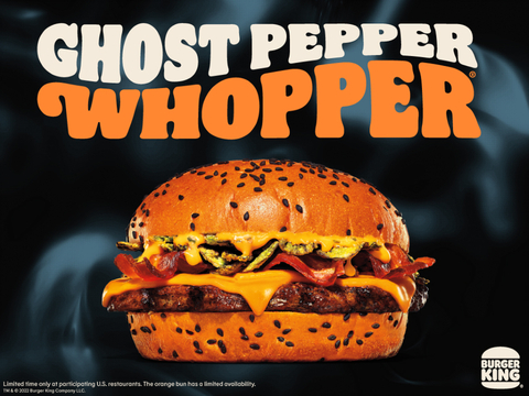 Burger King® adds Ghost Detector to BK App for Royal Perks Members and Introduces New Ghost Pepper Whopper with Orange Bun Nationwide (Photo: Business Wire)