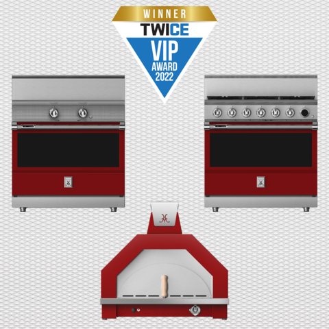 original The Hestan Smart Gas Dual Fuel Range, the Hestan Induction Range and the Campania Pizza Oven™ have been selected as TWICE VIP (Very Important Product) Award winners. (Photo: Business Wire)