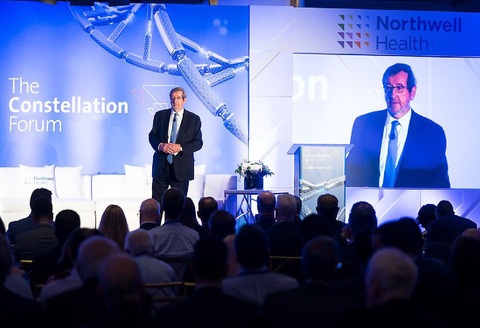 Michael Dowling, president and CEO of Northwell Health speaks at a past Constellation Forum. (Credit: Northwell Health)