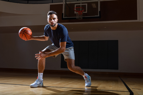 Max Strus, American professional basketball player, practices his on-court skills with sharper vision from EVO ICL - a new FDA-approved vision correction lens designed for the correction/reduction of myopia (nearsightedness) and astigmatism. Recently, Strus had EVO lenses implanted by his doctor to upgrade his vision and break free from the hassles of eyeglasses and contact lenses. Visit https://evoicl.com/. (Photo by Jesus Aranguren/Invision for STAAR Surgical Company/AP Images)
