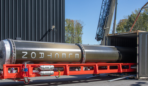 Rocket Lab's Electron launch vehicle arrives at the Company's Integration and Control Facility in Virginia ahead of the inaugural mission from Launch Complex 2 at the Mid-Atlantic Regional Spaceport (Photo: Business Wire)