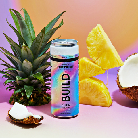 BUILD by Pulp Culture+ is the world’s first protein-boosted hard juice, a hyper-functional Full Spectrum™ beverage enhanced by beneficial probiotics, adaptogens, source-verified super fruits and superfoods, and animal-free EVERY Protein™ (Photo: Business Wire)